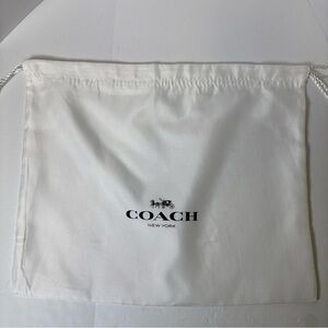 Coach White Storage Bag. Size Small.